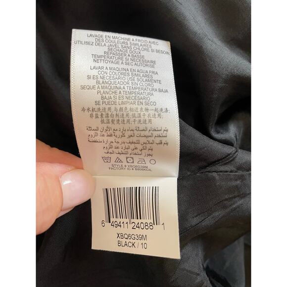 Max & Cleo, Black Cocktail Party Dress, Size 10, Stretch and Layers of Tulle - Picture 8 of 8